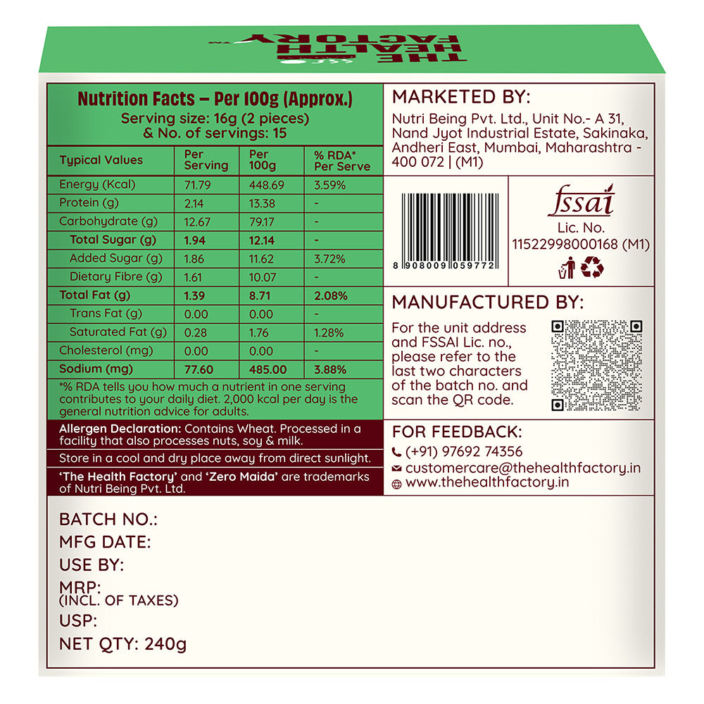 Royal Elaichi Rusk 240g