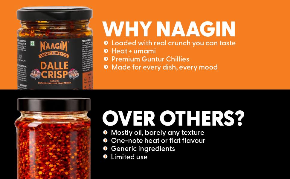 Naagin Chilli Oil – Dalle Crisp 160g