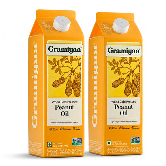 Gramiyaa Wood Cold Pressed Peanut Oil - 1L