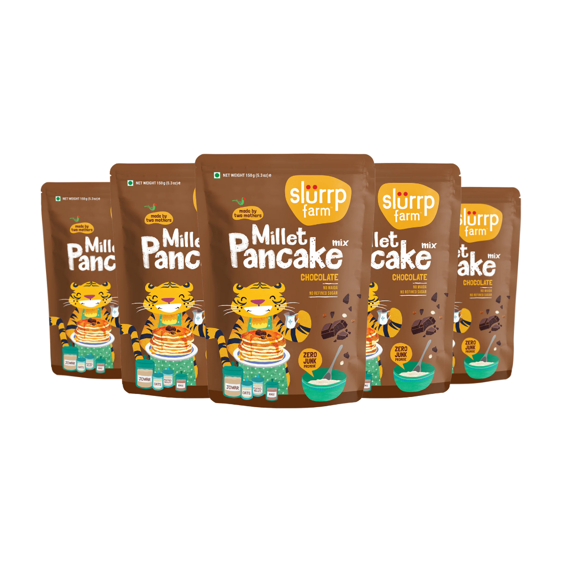 Slurrp Farm Chocolate Millet Healthy Pancake Mix - 150g