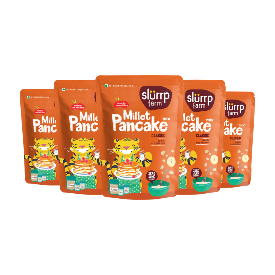 Slurrp Farm Classic Millet Healthy Pancake Mix - 150g
