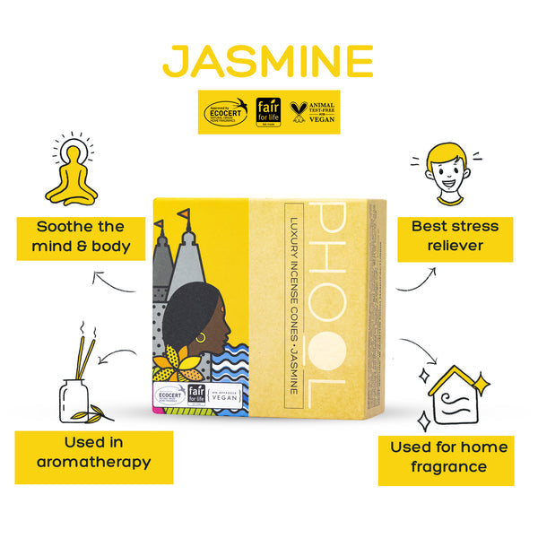 Phool Incense Cones – Jasmine