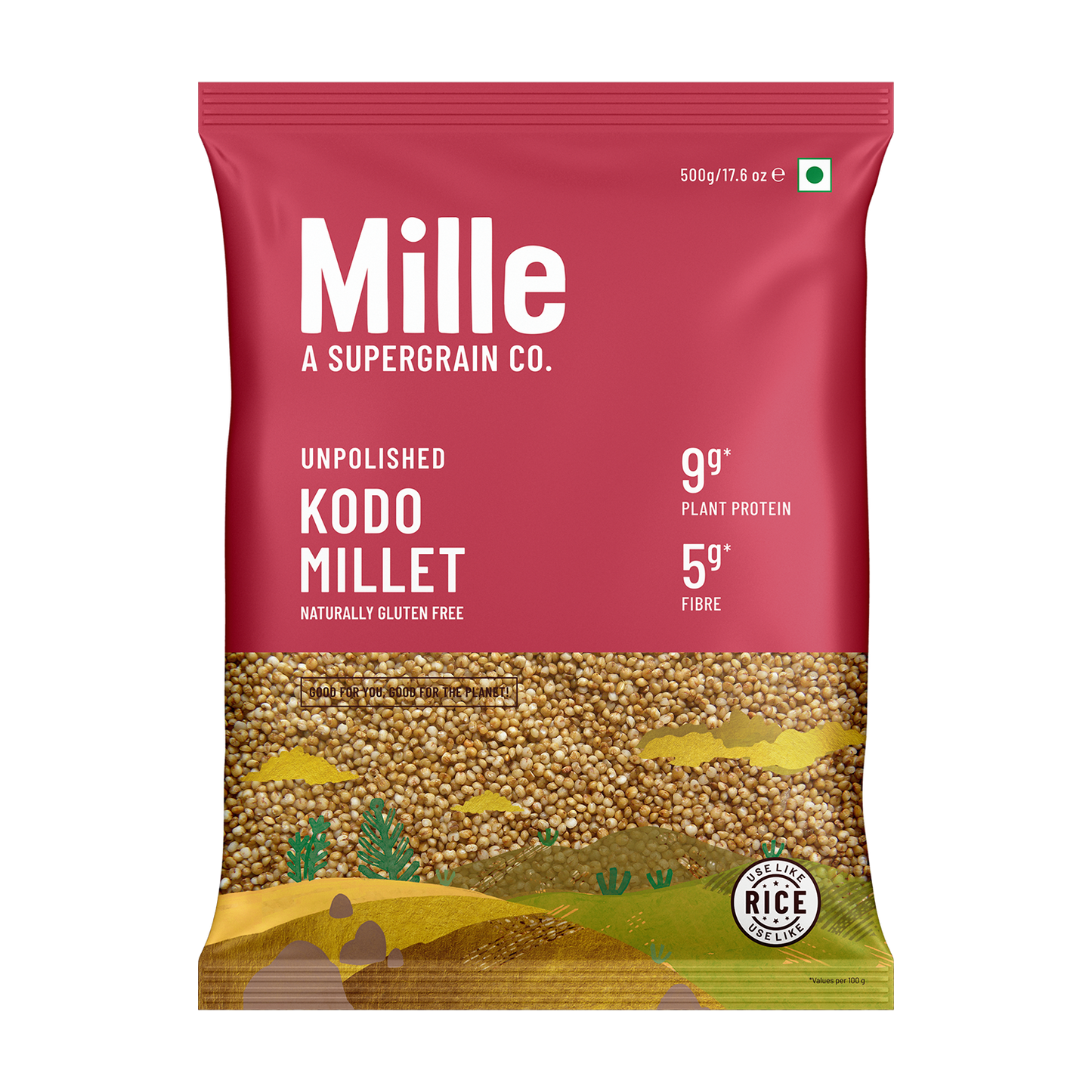 Mille Unpolished Little, Kodo, Foxtail, Barnyard - Variety pack