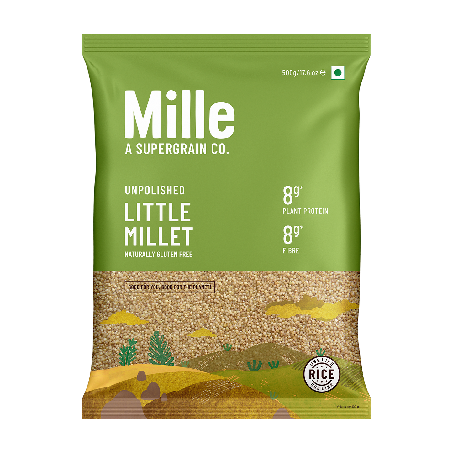 Mille Unpolished Little, Kodo, Foxtail, Barnyard - Variety pack