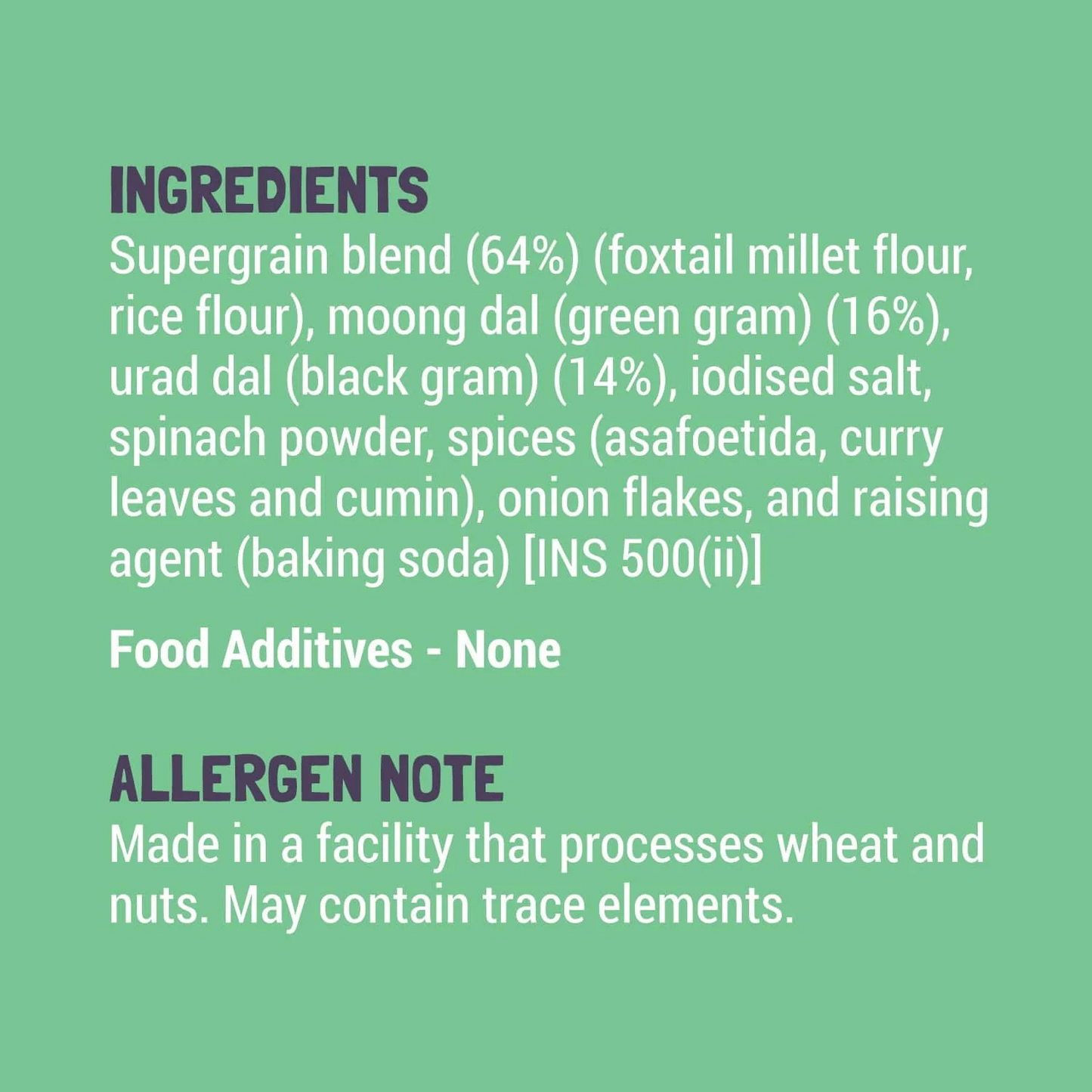 Slurrp Farm Spinach Multigrain Millet Dosa Mix