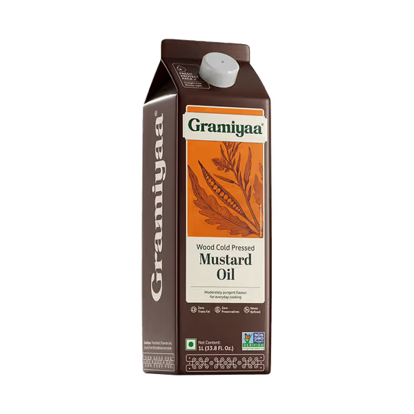 Gramiyaa Cold Pressed Mustard Oil - 1L