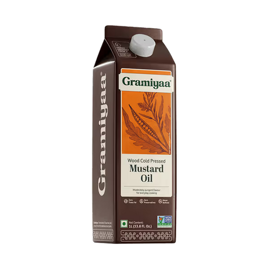Gramiyaa Cold Pressed Mustard Oil - 1L
