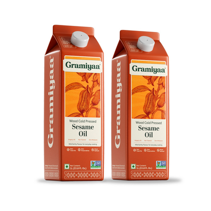 Gramiyaa Wood Cold Pressed Sesame Oil - 1L