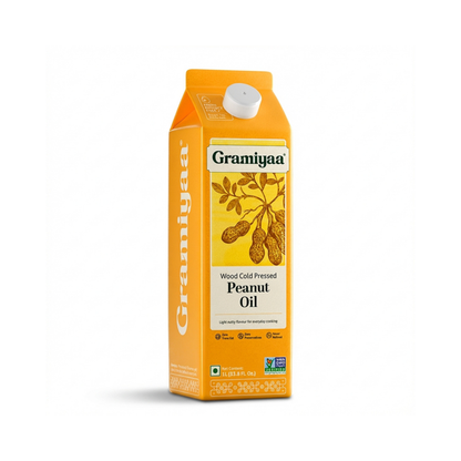 Gramiyaa Wood Cold Pressed Peanut Oil - 1L