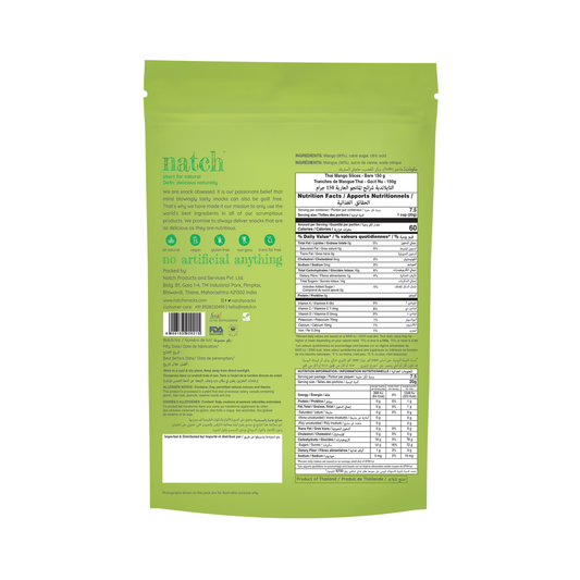 Natch Thai Mango Slices Bare - 150g