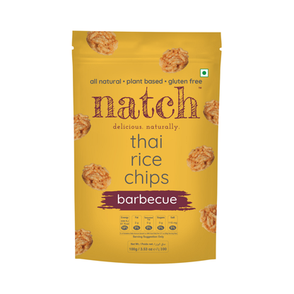 Natch Thai Rice Chips Barbecue - 100g