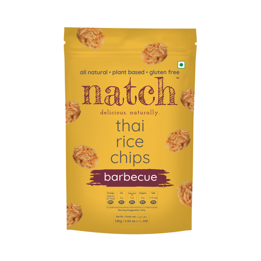 Natch Thai Rice Chips Barbecue - 100g