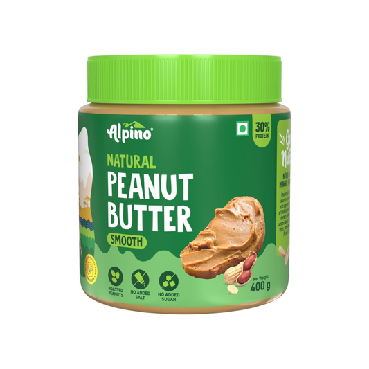 Alpino Natural Peanut Butter Smooth - 400g