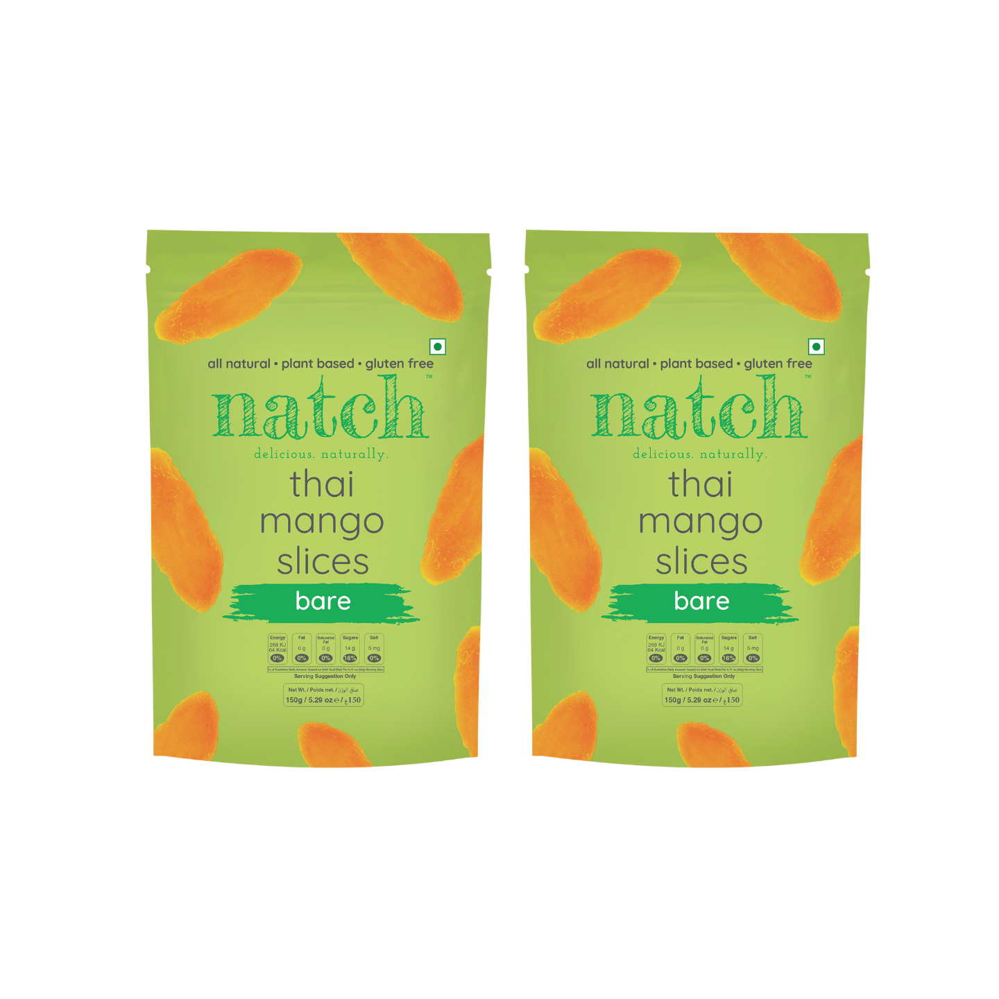 Natch Thai Mango Slices Bare - 150g