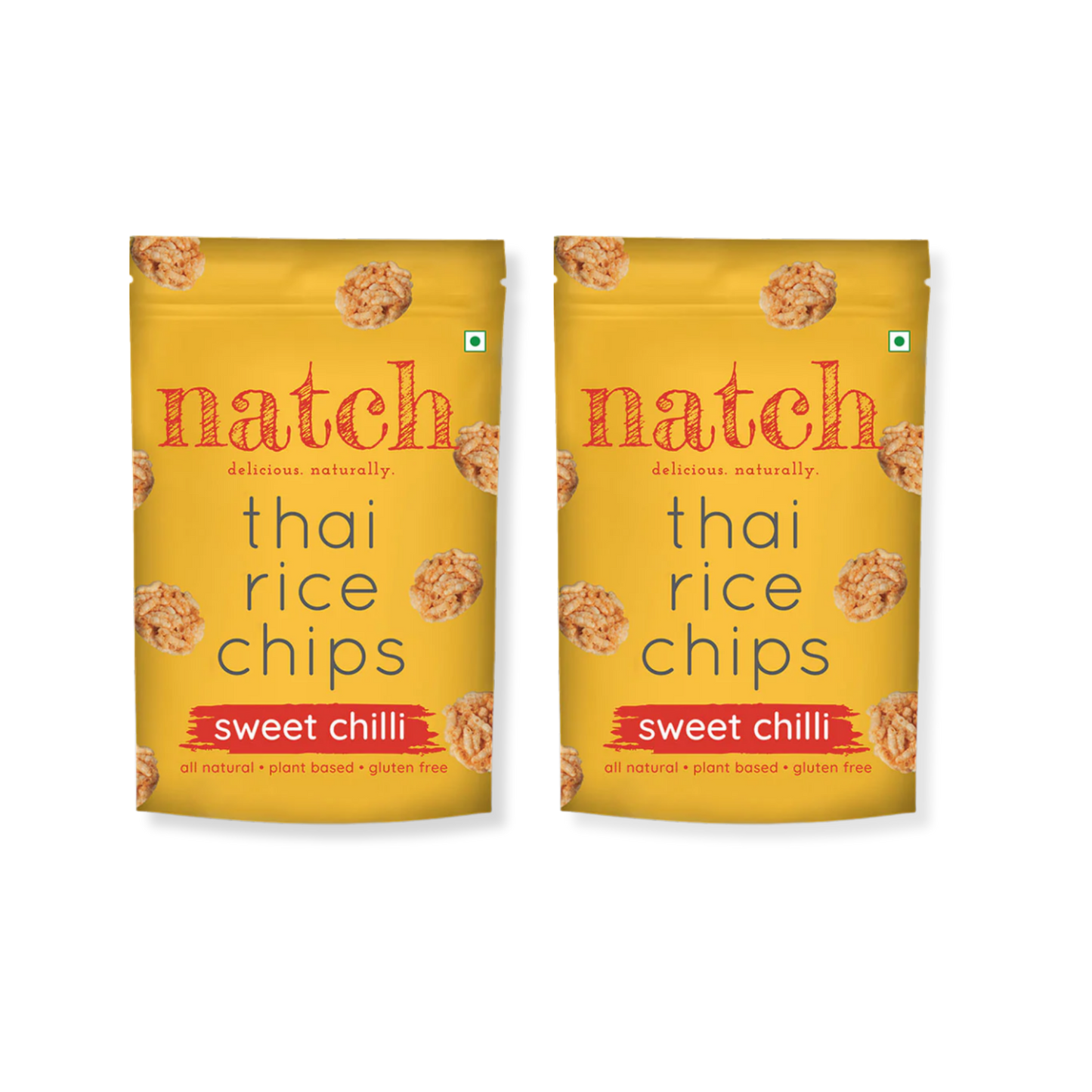 Natch Thai Rice Chips - Sweet Chilli - 100g