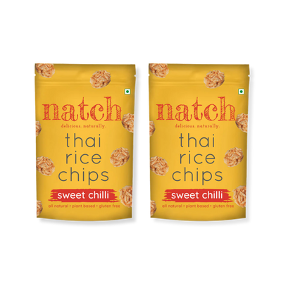 Natch Thai Rice Chips - Sweet Chilli - 100g