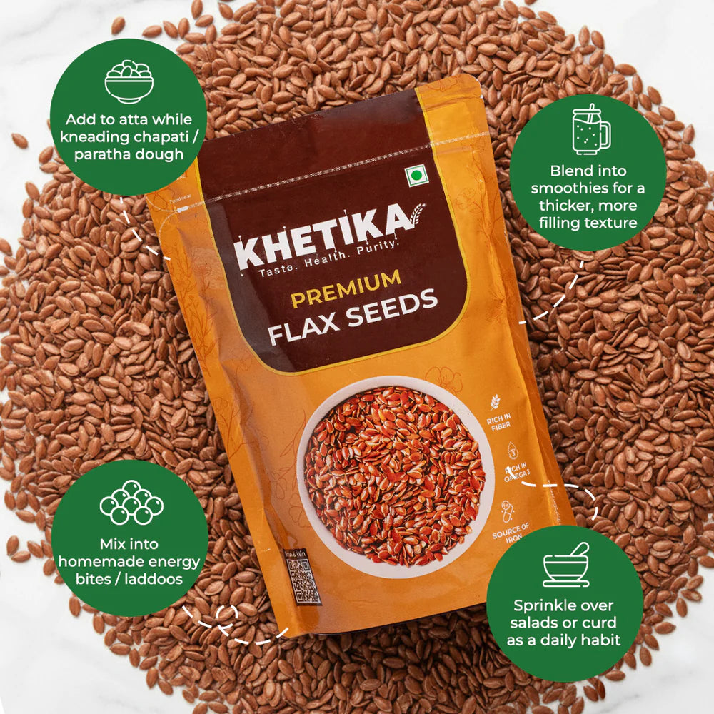 Khetika Flax Seeds - 500g