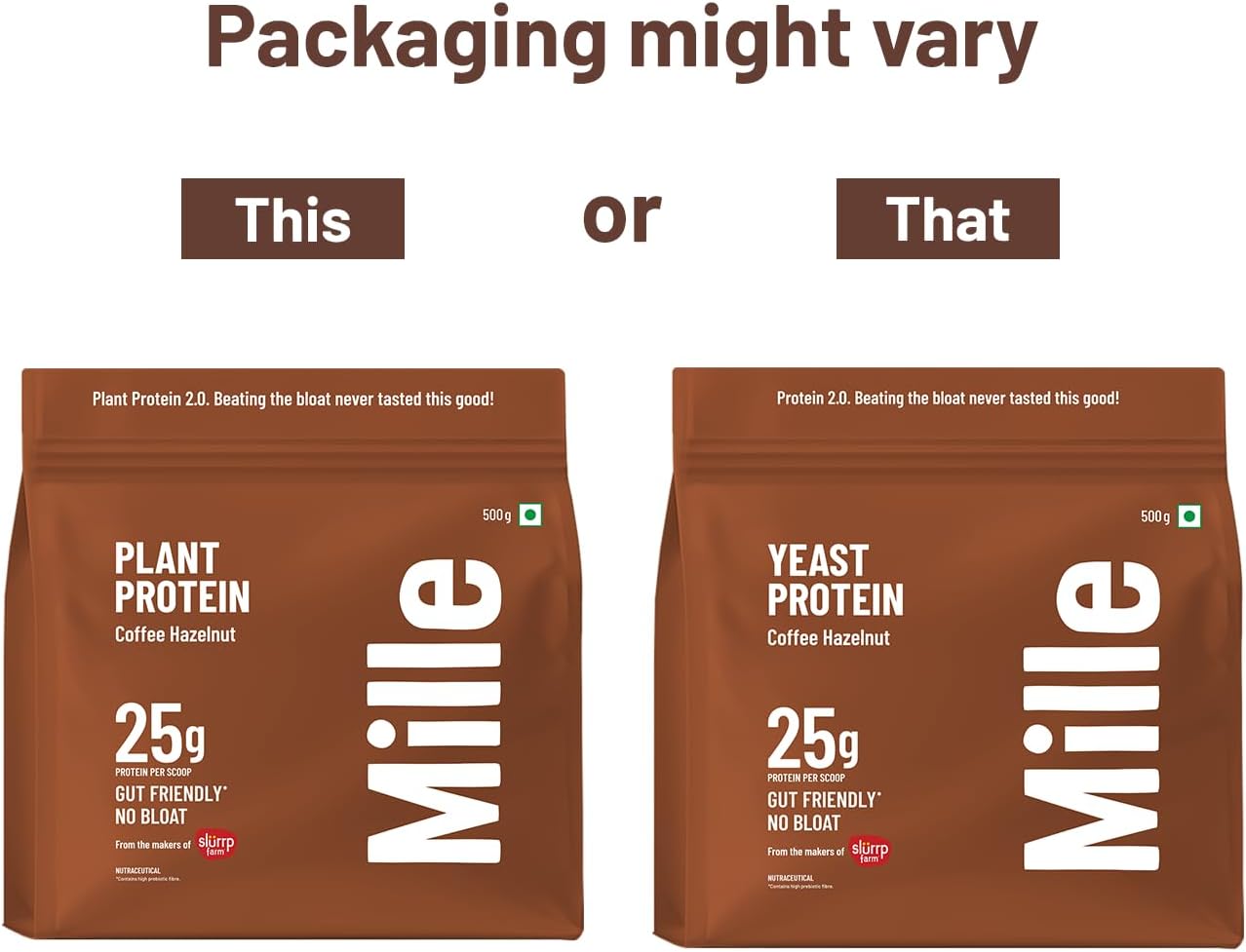 Mille Plant Protein - Coffee Hazelnut - 500g