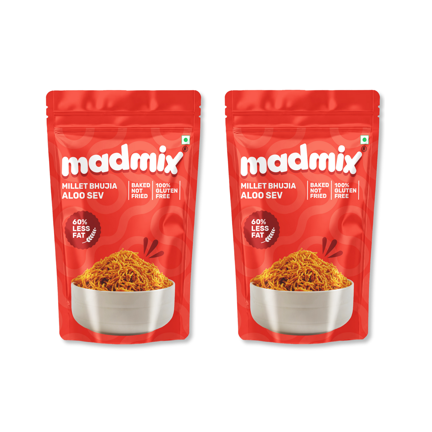 Madmix Millet Bhujia Aloo Sev - 125g