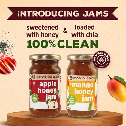 Conscious Food Mango Honey Jam | 250g