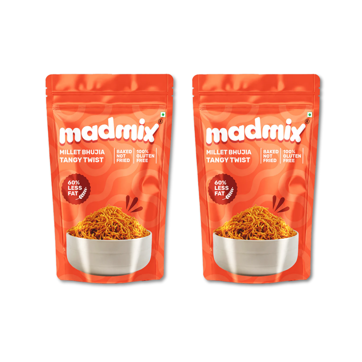 Madmix Millet Bhujia Tangy Twist - 125g