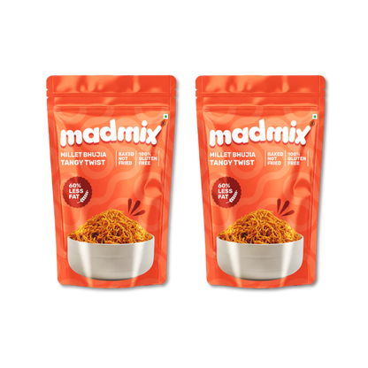 Madmix Millet Bhujia Tangy Twist - 125g