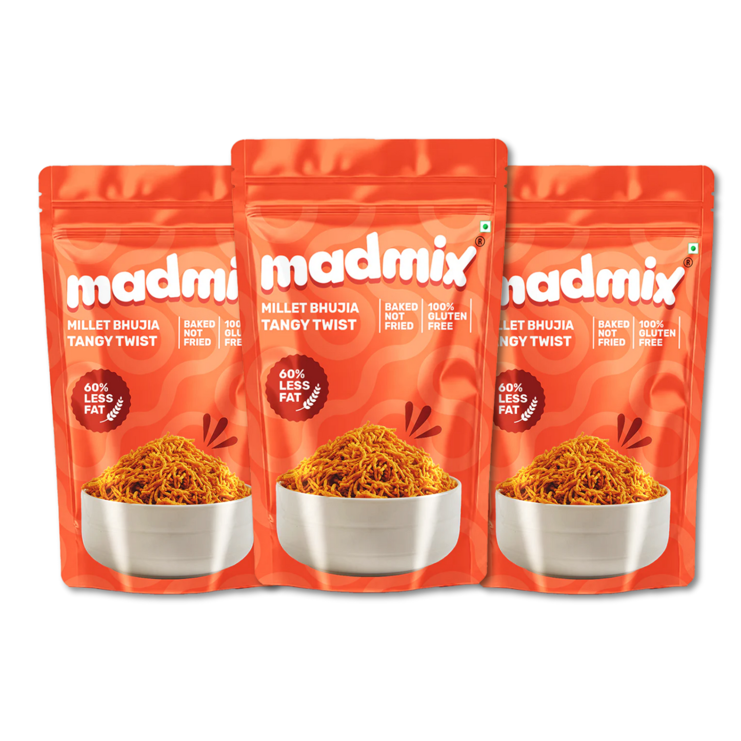 Madmix Millet Bhujia Tangy Twist - 125g