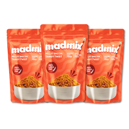 Madmix Millet Bhujia Tangy Twist - 125g