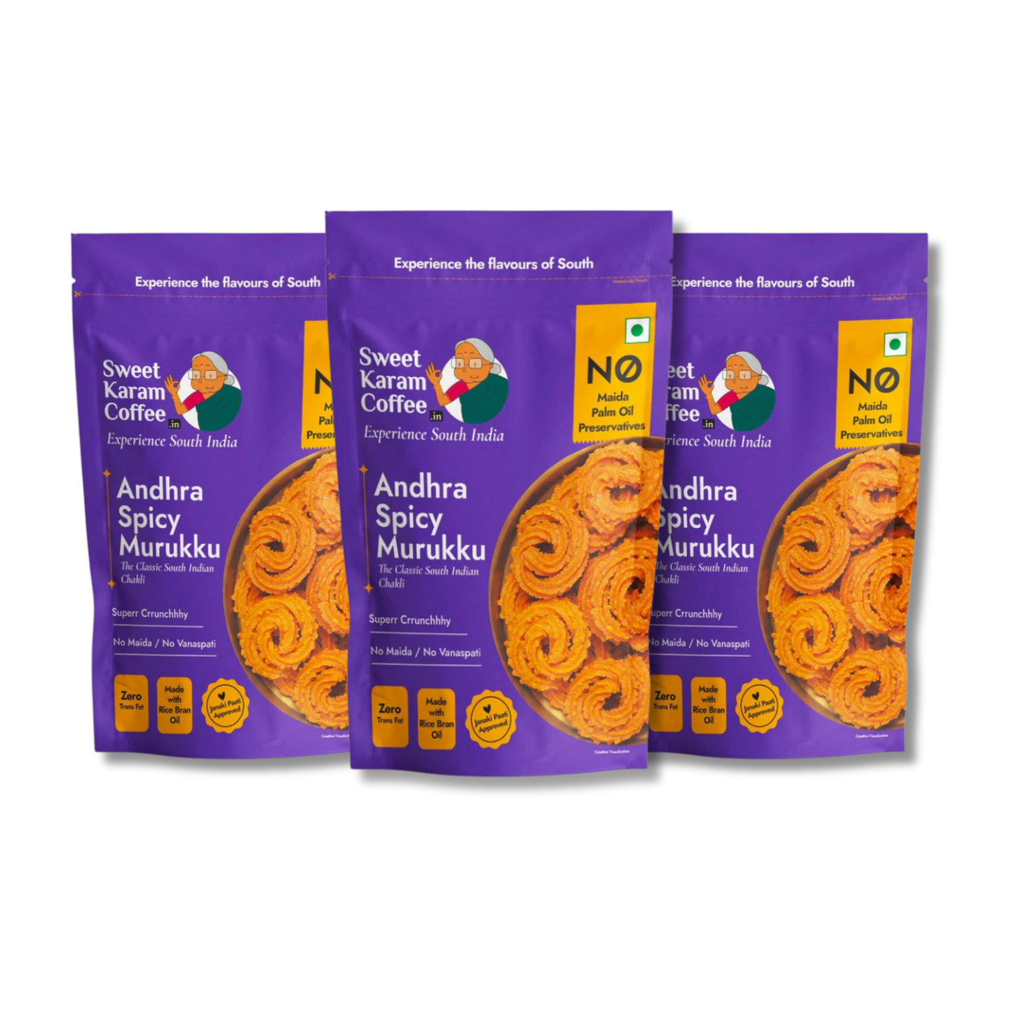 SKC Andhra Spicy Muruku - 180g