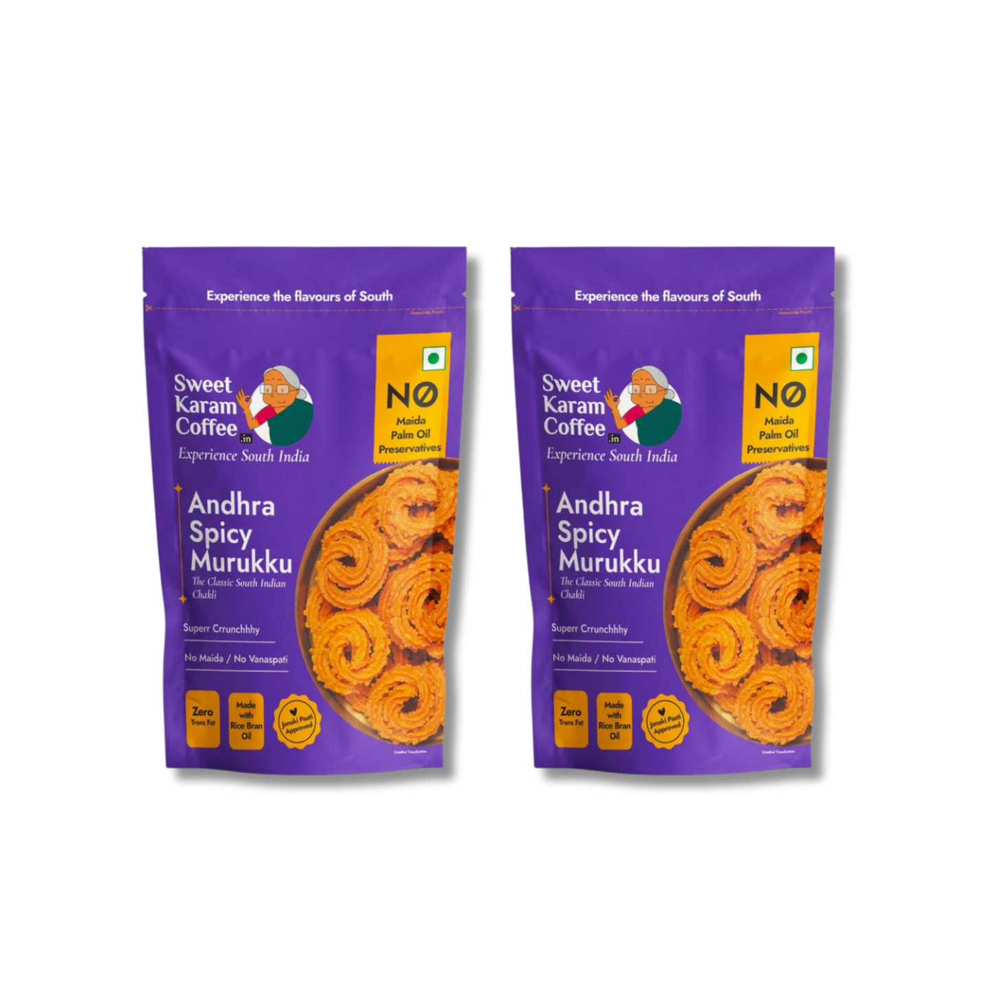 SKC Andhra Spicy Muruku - 180g