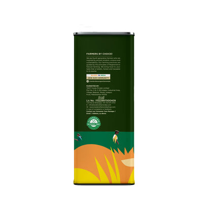 Two Brothers Cold Pressed Groundnut Oil Tin Can | 5L