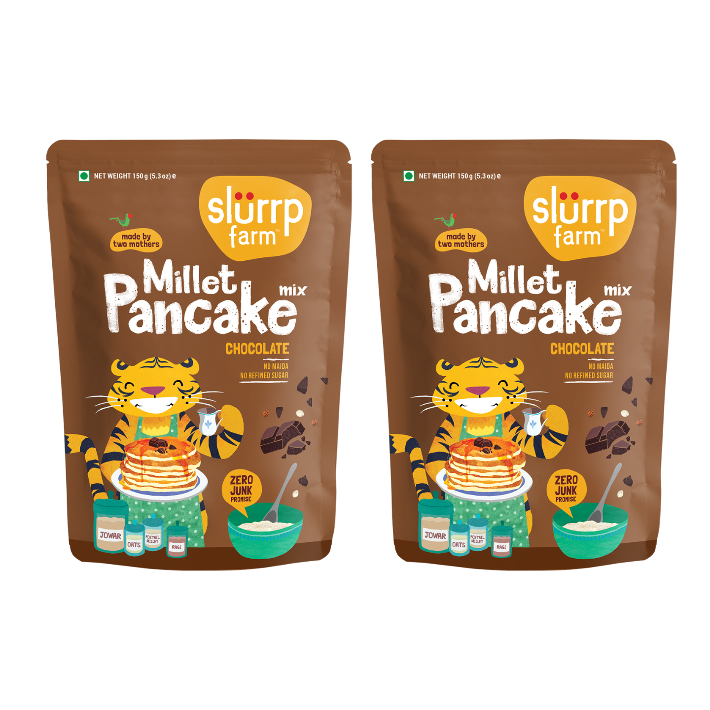 Slurrp Farm Chocolate Millet Healthy Pancake Mix - 150g