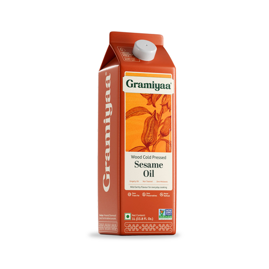 Gramiyaa Wood Cold Pressed Sesame Oil - 1L