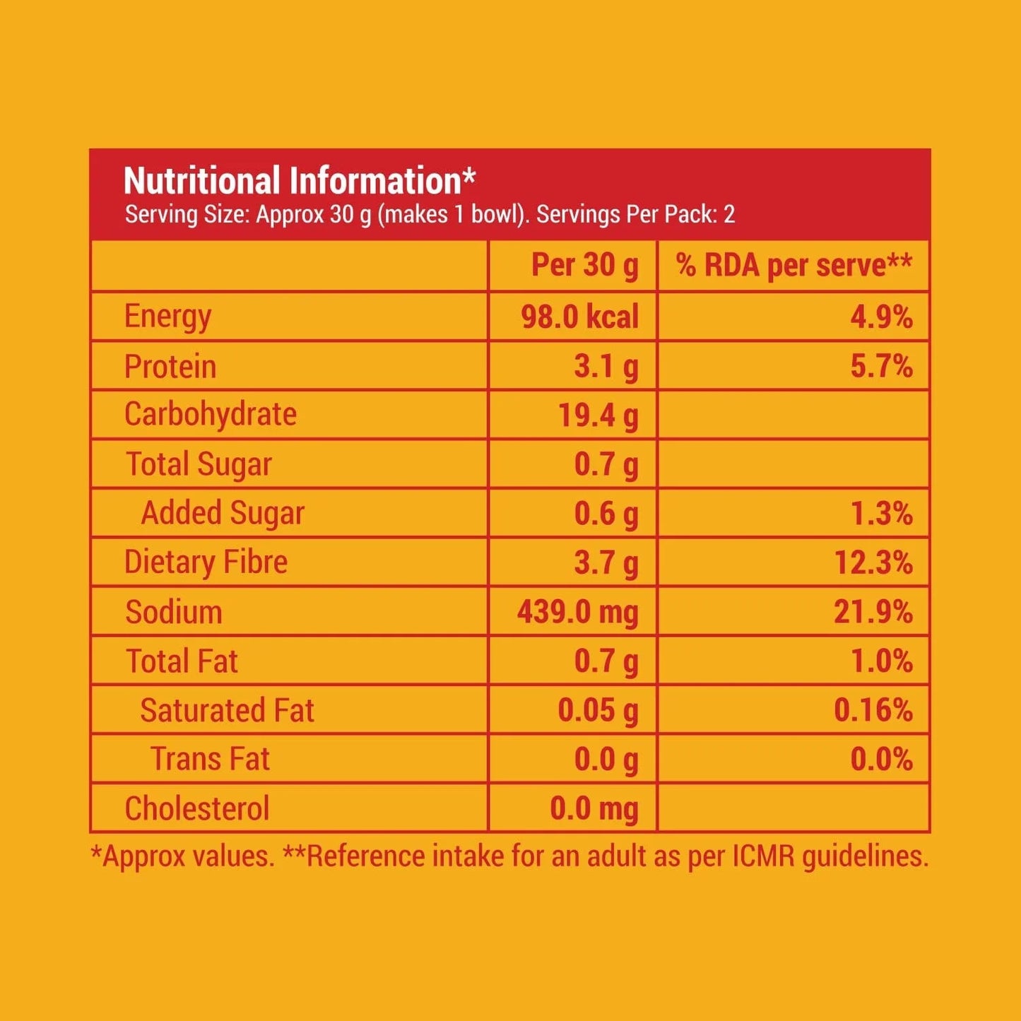 Slurrp Farm Instant Millet Noodles - Magic Masala - 60g
