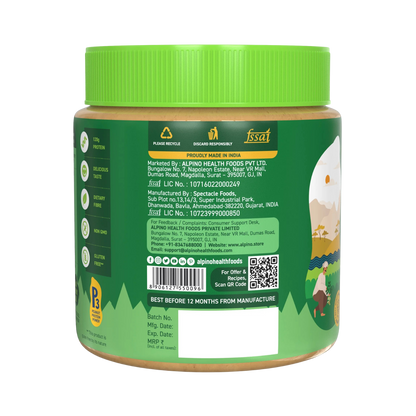 Alpino Natural Peanut Butter Crunch - 400g