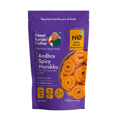 SKC Andhra Spicy Muruku - 180g