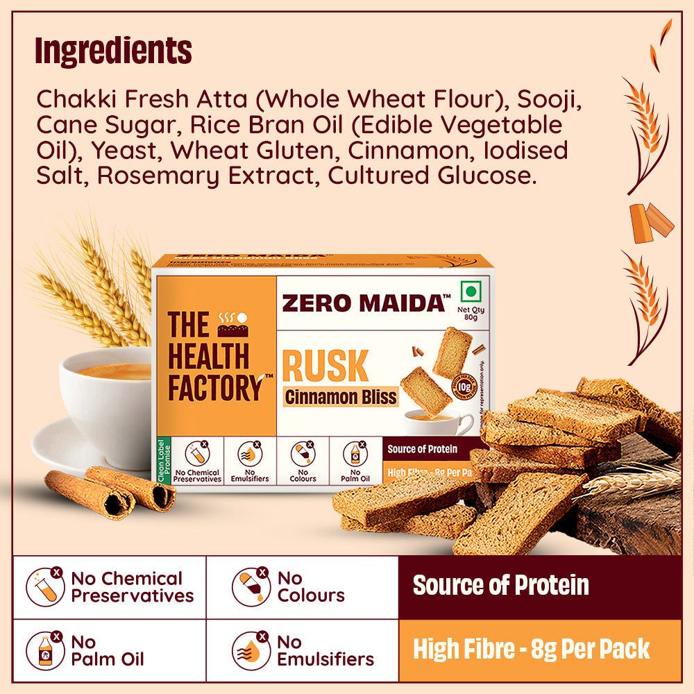 Cinnamon Bliss Rusk 80g