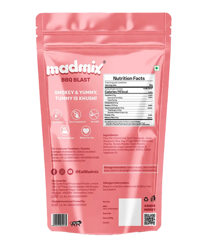 Madmix Millet Bhujia BBQ Blast - 125g