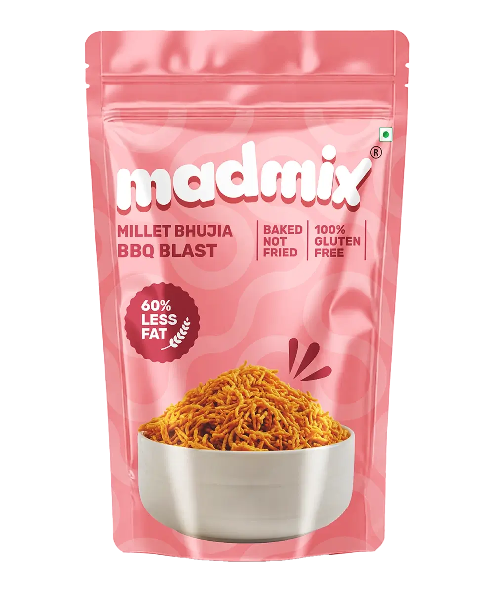 Madmix Millet Bhujia BBQ Blast - 125g