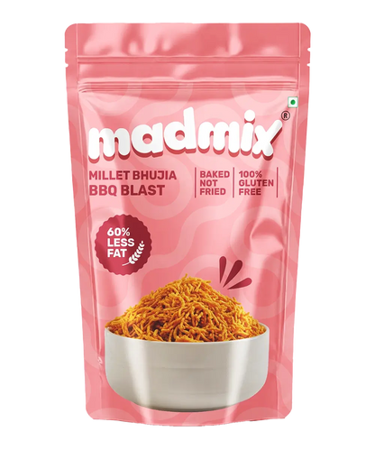 Madmix Millet Bhujia BBQ Blast - 125g