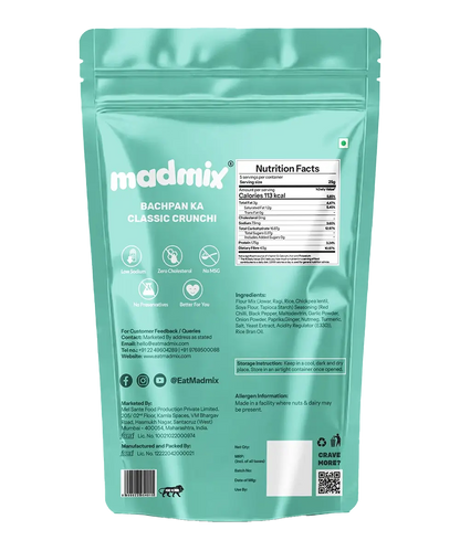 Madmix Millet Bhujia Pudina Picnic - 125g