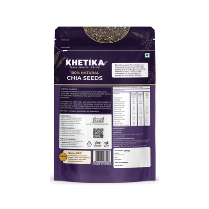 Khetika Chia Seeds - 200g