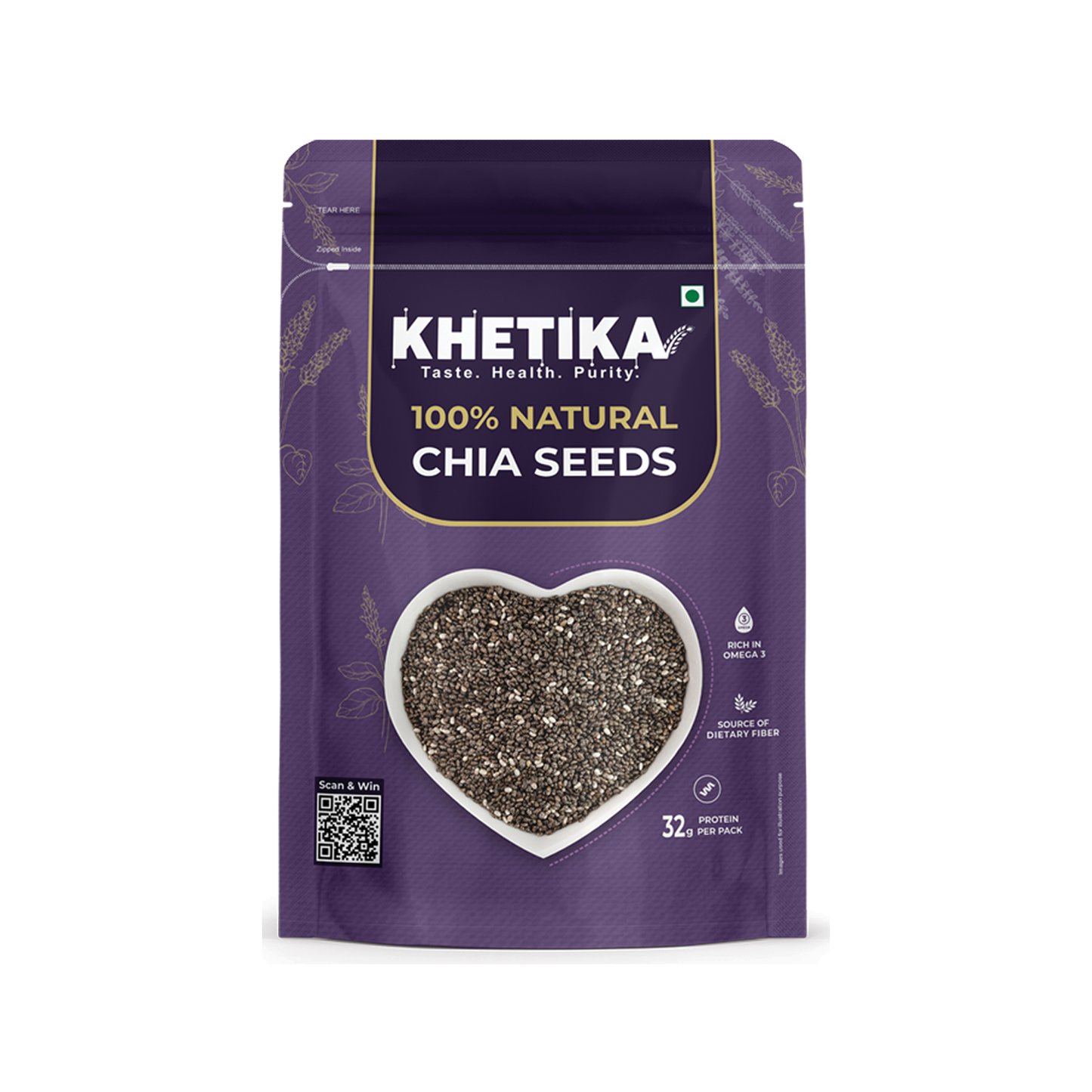 Khetika Chia Seeds - 200g