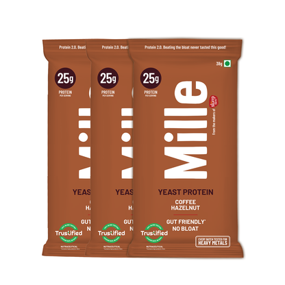 Mille Yeast Protein Coffee Hazelnut Single Serve | 3 x 38g