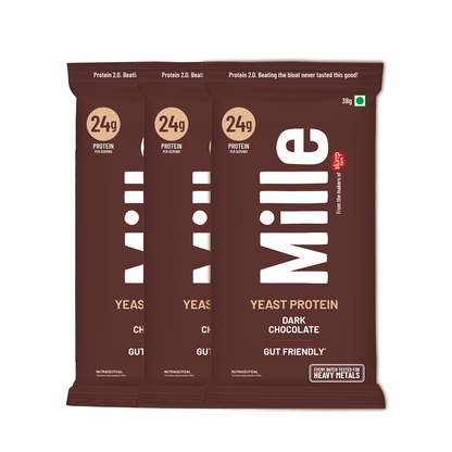 Mille Yeast Protein Dark Chocolate Single Serve | 3 x 38g