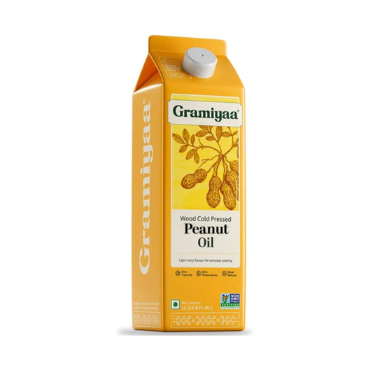 Gramiyaa Wood Cold Pressed Peanut Oil - 1L