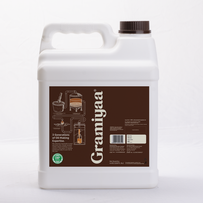 Gramiyaa Wood Cold Pressed Mustard Oil | 4.43L