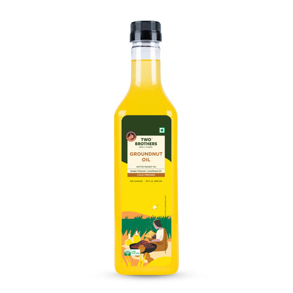 Two Brothers Cold Pressed Groundnut Oil - 1L