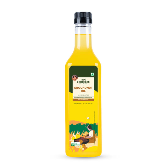 Two Brothers Cold Pressed Groundnut Oil - 1L