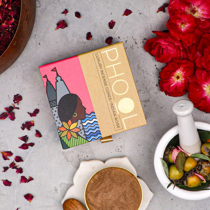 Phool Incense Cones – Indian Rose